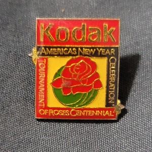 Vtg Kodak Tournament of Roses Centennial Lapel Pin